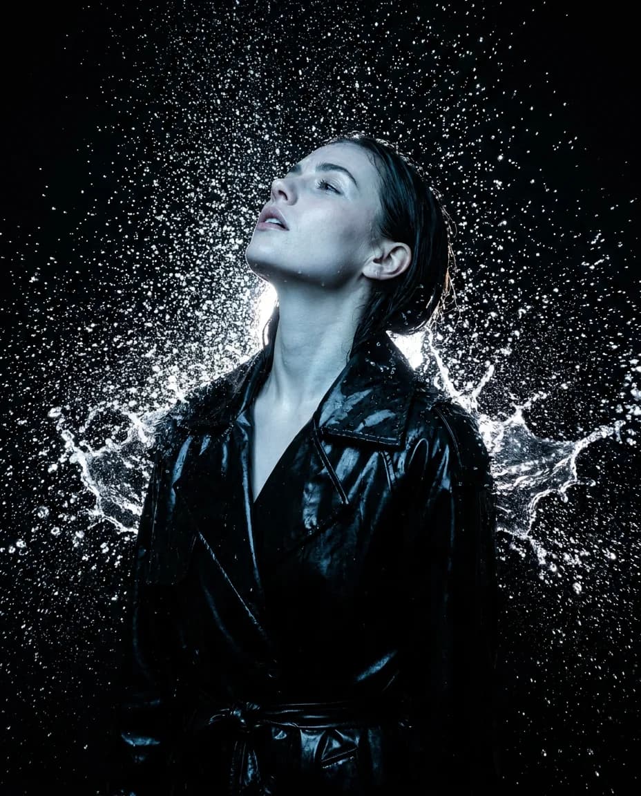 Frozen Rain, High-Speed Flash