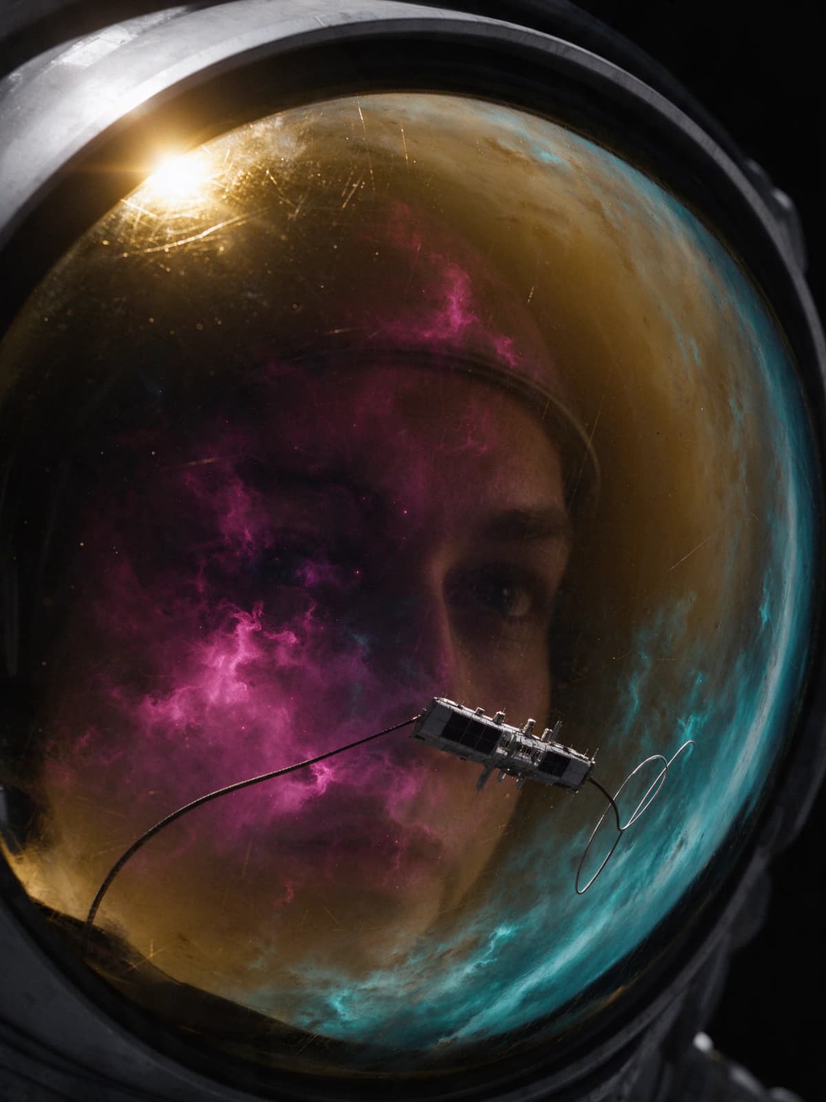 Nebula in the Visor