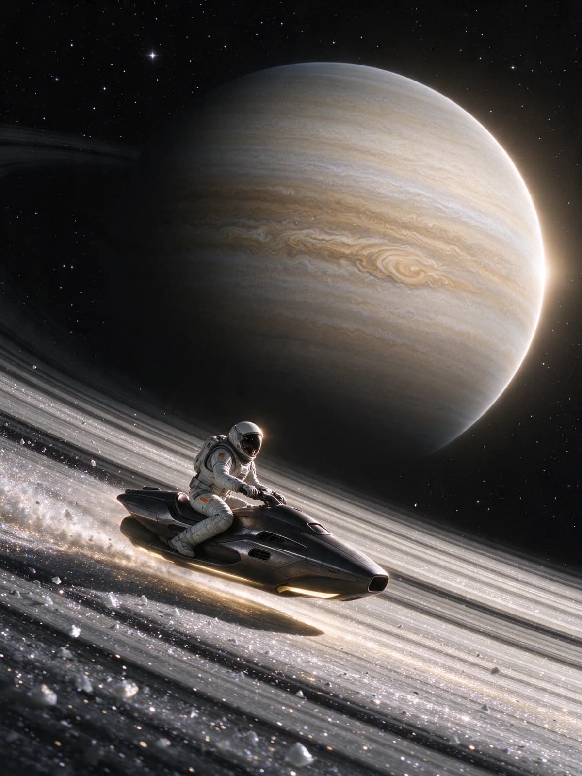 Riding Saturn's Rings