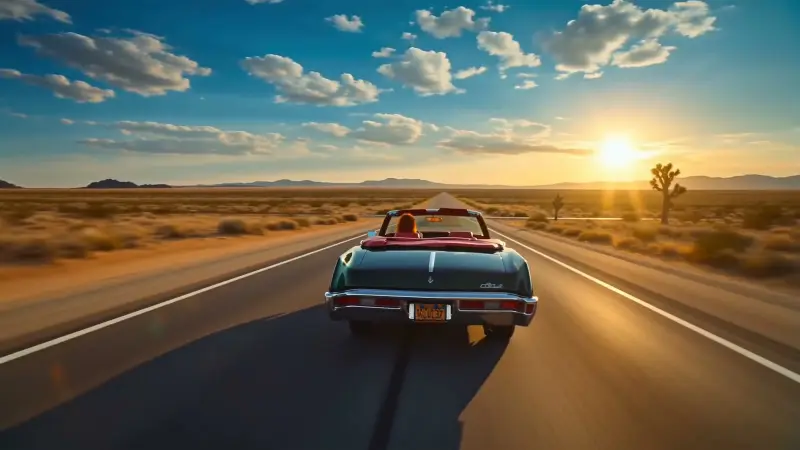 Ghosting · El coche despega hacia el sol